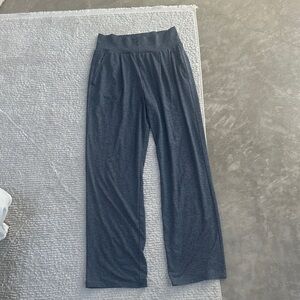 Women's Wide-Leg Lounge Pants - Charcoal Gray